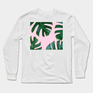 Tropical green ferns Long Sleeve T-Shirt